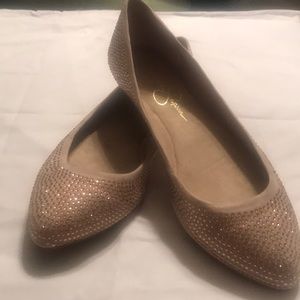 Jessica Simpson studded flats
